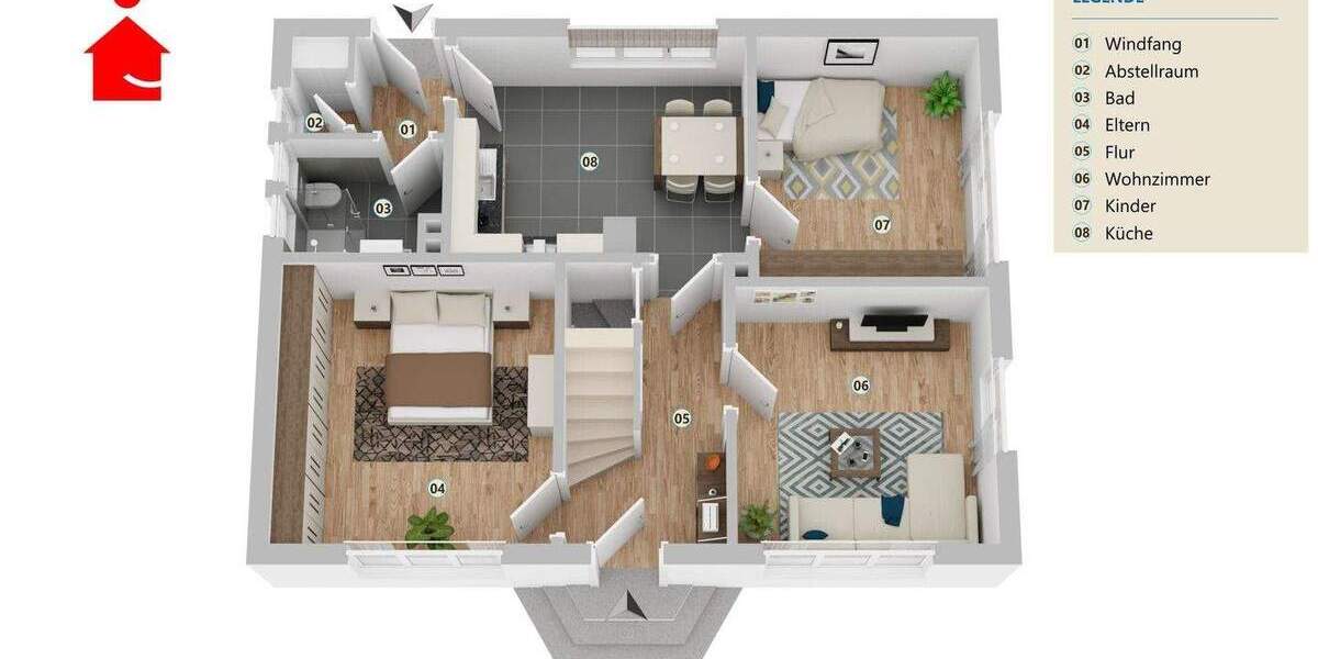 Einfamilienhaus Hörstel - 4 Zimmer, 117 m&sup2;, 232.000&euro; | Angebot:25679732