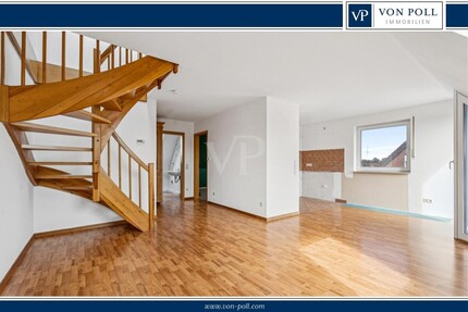 Wohnen mit Extra: Gemütliche 2-Zimmer-Dachgeschosswohnung mit Loggia und Stellplatz - Wohnung Rheine Rheine | Angebot:26312081
