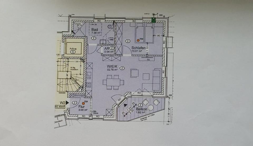 Erdgeschoßwohnung Ibbenbüren - 2 Zimmer, 60 m&sup2;, 796&euro; | Angebot:25782971