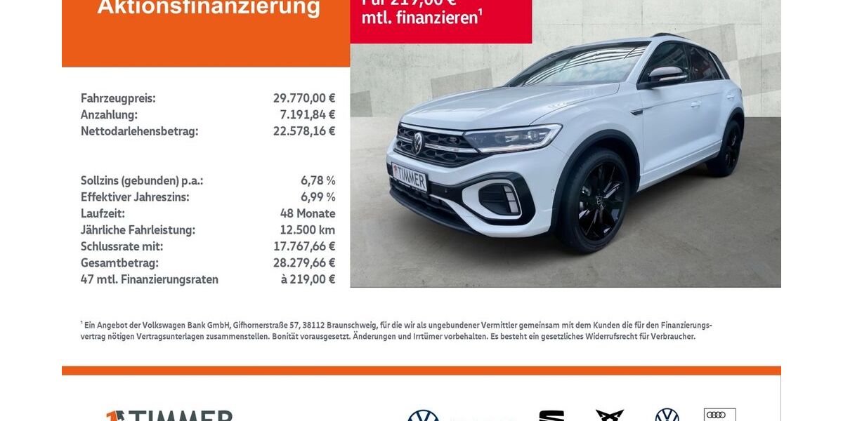 VW T-Roc 24.999 km 29.770 &euro; Lingen 49808