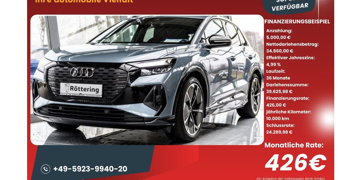 Audi Q4 e-tron 39.900 km 37.860 &euro; Schüttorf 48465