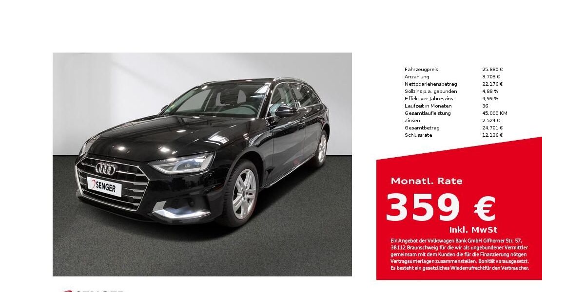 Audi A4 103.705 km 25.880 &euro; Lingen 49809