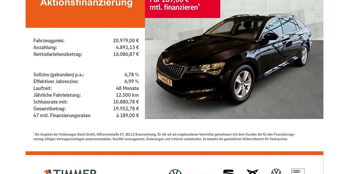 Skoda Superb 122.949 km 20.979 &euro; Gronau 48599