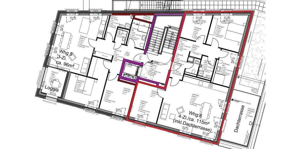 Etagenwohnung Ibbenbüren Stadt - 4 Zimmer, 115 m&sup2;, 1.380&euro; | Angebot:25729230