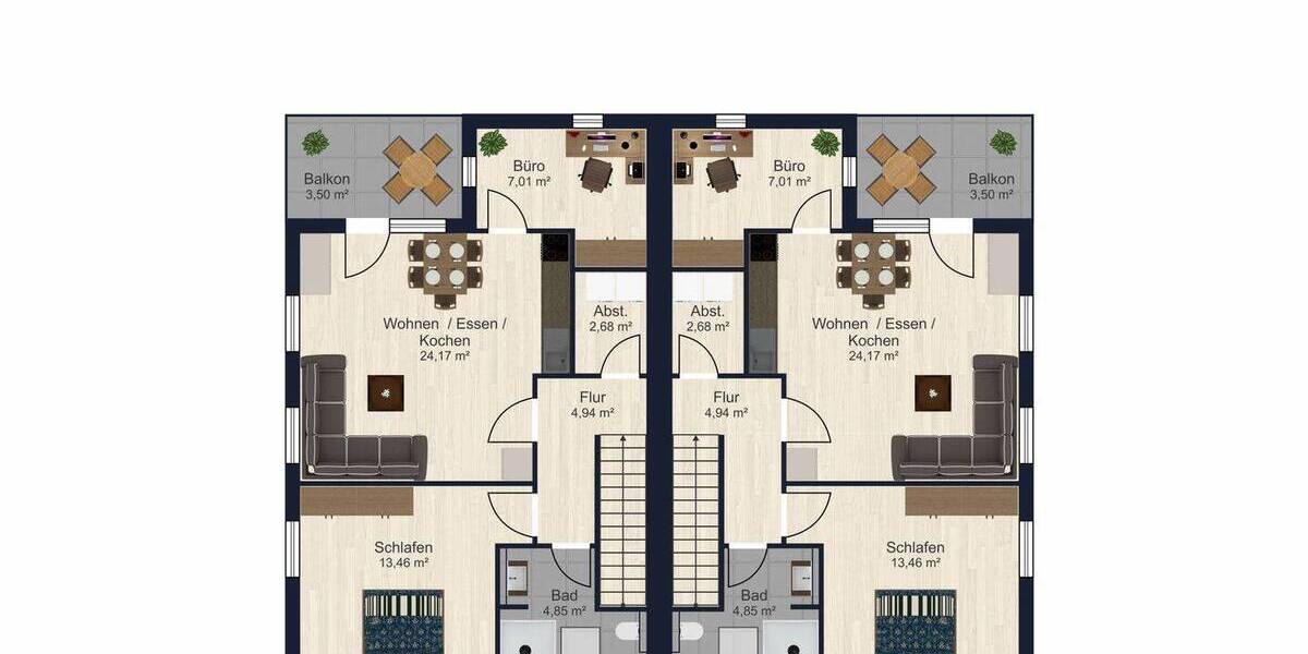 Etagenwohnung Lingen (Ems) Lingen - 8 Zimmer, 68 m&sup2;, 269.000&euro; | Angebot:26820635