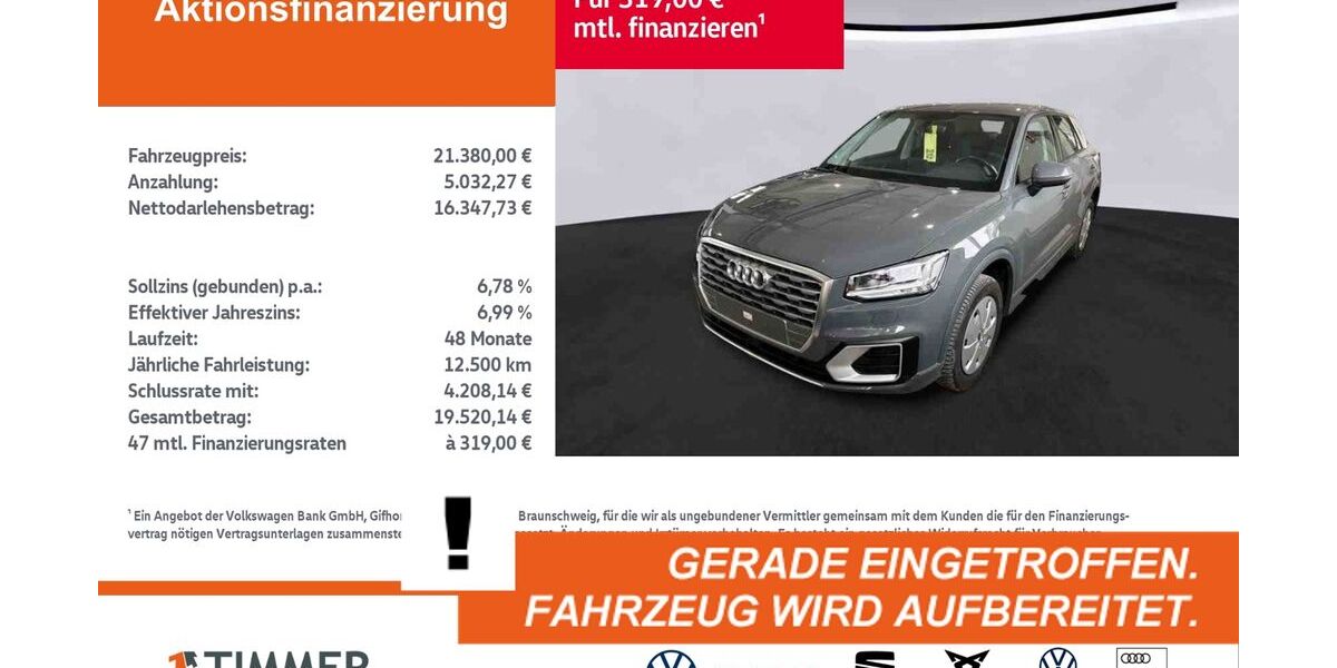 Audi Q2 91.922 km 21.380 &euro; Rheine 48432