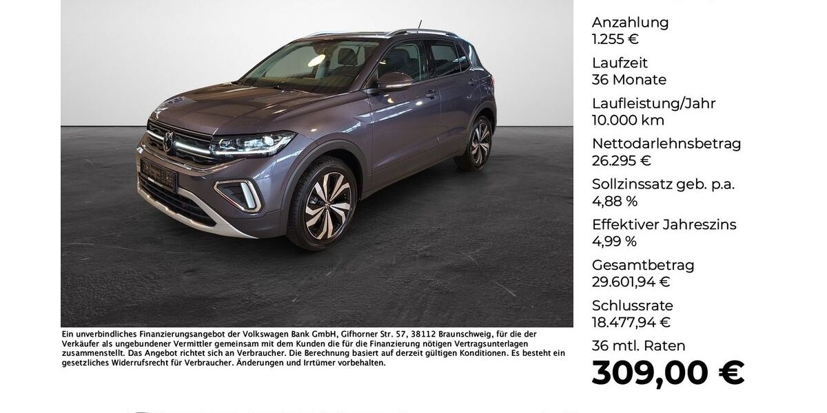 VW T-Cross 3.000 km 27.550 &euro; Ibbenbüren 49477