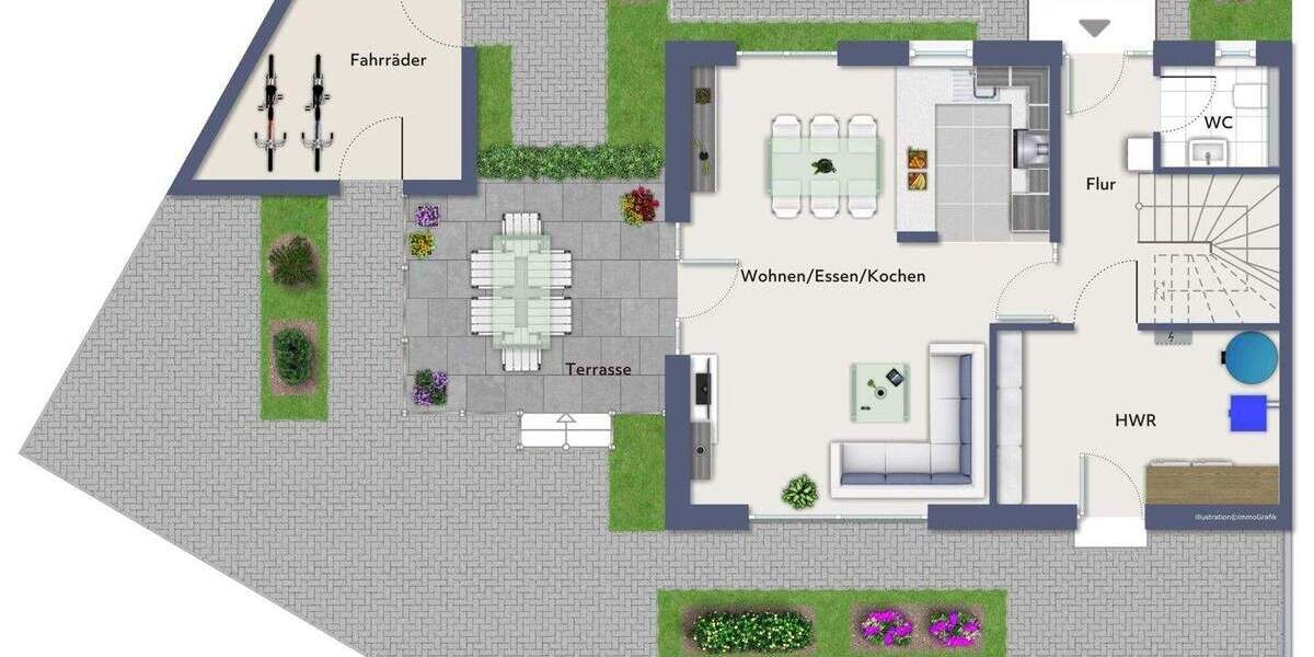 Doppelhaushälfte Hörstel Bevergern - 4 Zimmer, 125 m&sup2;, 399.000&euro; | Angebot:25776774