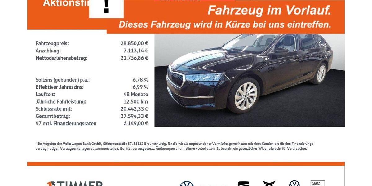 Skoda Octavia 26.388 km 28.850 &euro; Gronau 48599