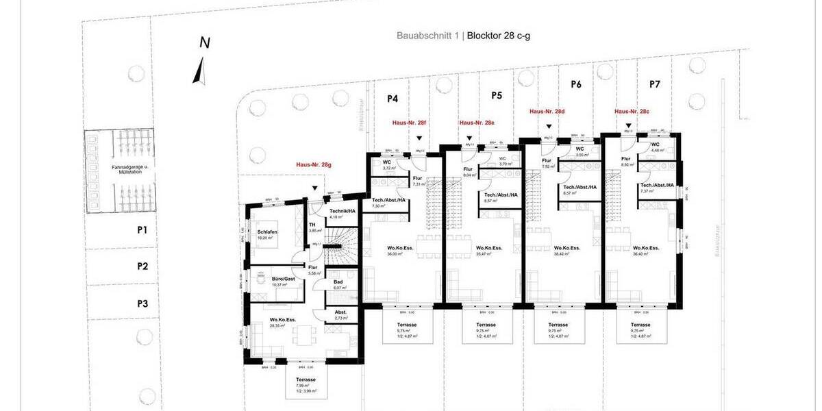 Reihenmittelhaus Steinfurt Burgsteinfurt - 3 Zimmer, 123 m&sup2;, 500.400&euro; | Angebot:25736055