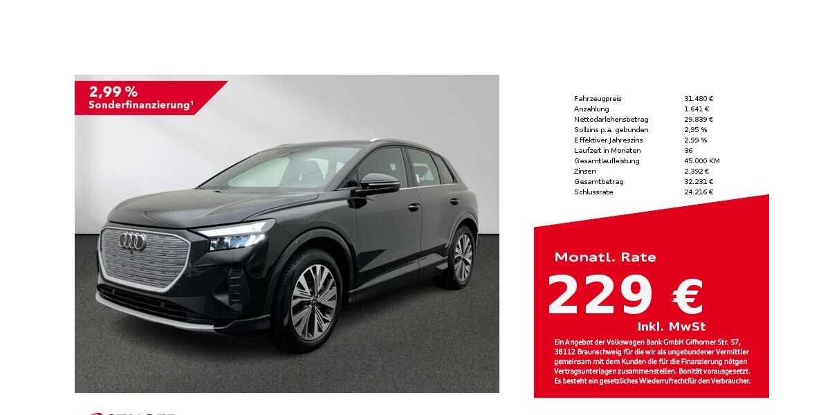 Audi Q4 e-tron 24.844 km 31.480 &euro; Lingen 49809