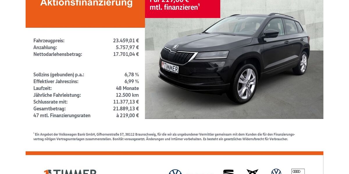 Skoda Karoq 93.465 km 23.459 &euro; Gronau 48599