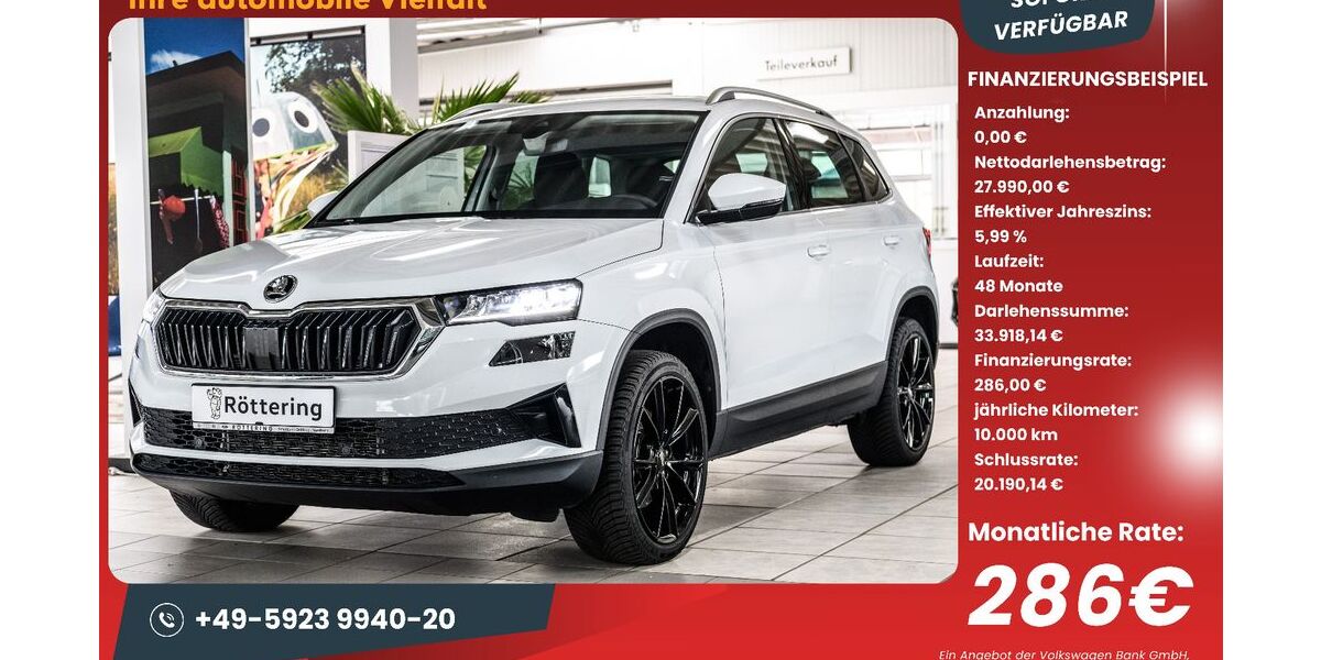 Skoda Karoq 11.700 km 27.420 &euro; Schüttorf 48465