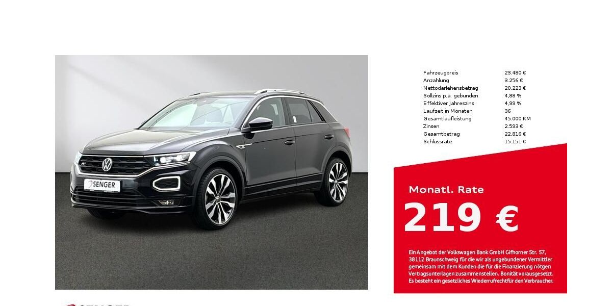 VW T-Roc 37.370 km 23.480 &euro; Lingen 49809