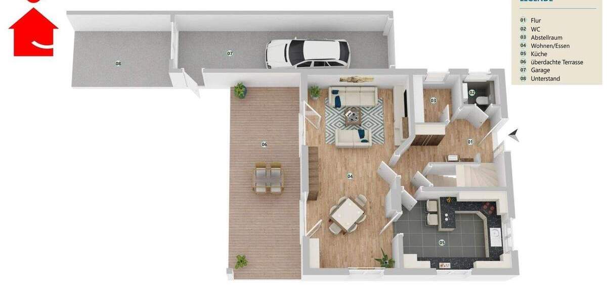 Einfamilienhaus Ibbenbüren Stadt - 5 Zimmer, 125 m&sup2;, 349.000&euro; | Angebot:25676884