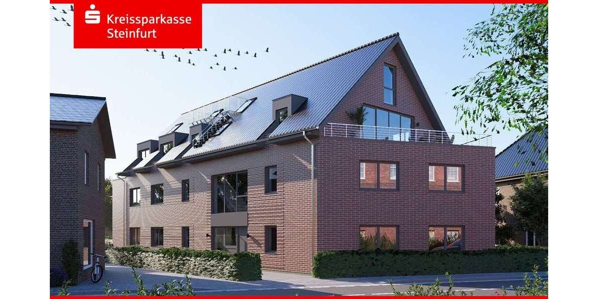 Etagenwohnung Greven - 3 Zimmer, 103 m&sup2;, 510.000&euro; | Angebot:27668351