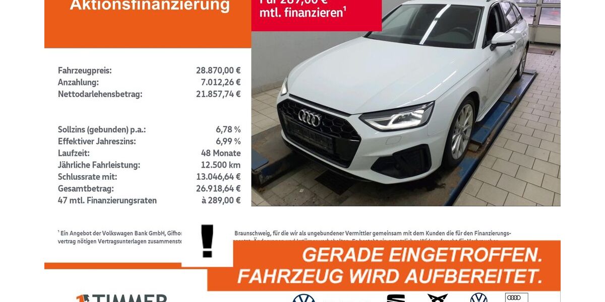Audi A4 65.827 km 28.870 &euro; Rheine 48432