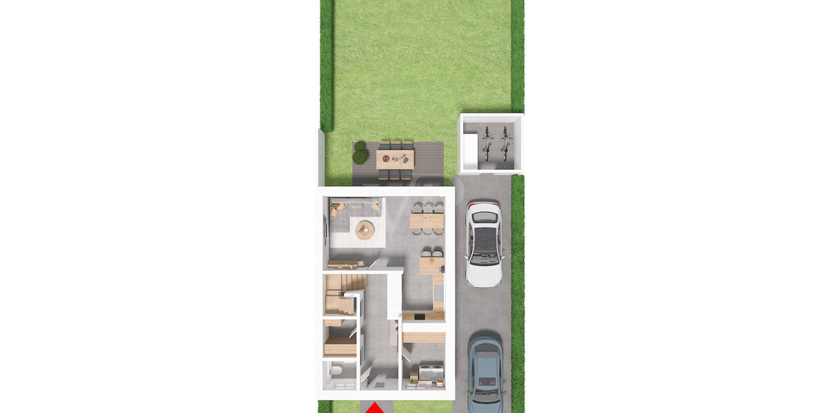 Modernes Familienglück: Energieeffiziente DHH mit PV, Wärmepumpe & Nebenkosten nur ca. 100 EUR mtl. - Doppelhaushälfte Neuenkirchen Neuenkirchen | Angebot:25008574