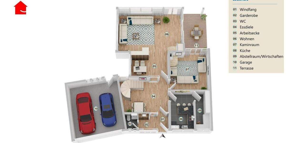 Einfamilienhaus Recke Steinbeck - 6 Zimmer, 152 m&sup2;, 254.000&euro; | Angebot:25771422