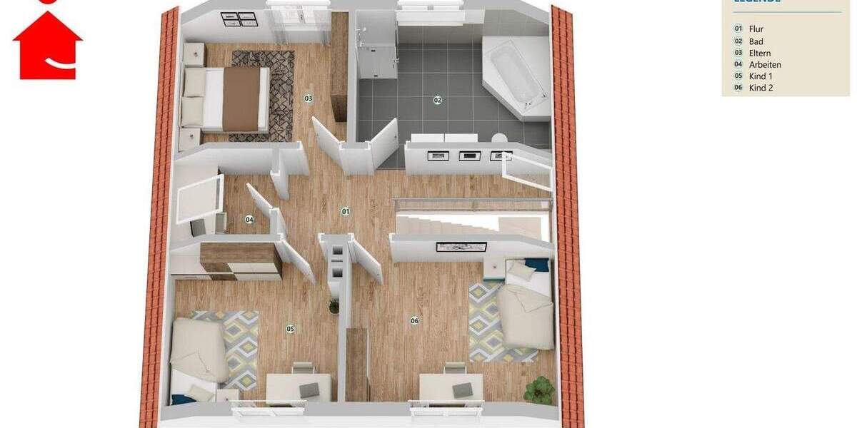 Einfamilienhaus Ibbenbüren Stadt - 5 Zimmer, 125 m&sup2;, 349.000&euro; | Angebot:25676884