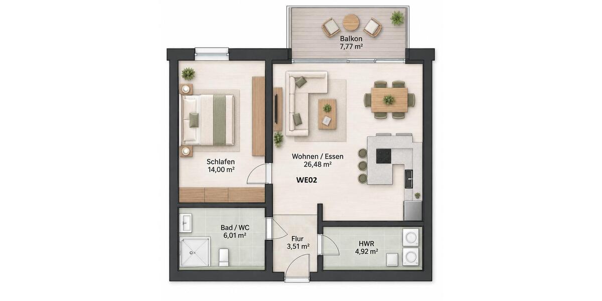 Etagenwohnung Steinfurt - 3.5 Zimmer, 88 m&sup2;, 1.230&euro; | Angebot:27570461