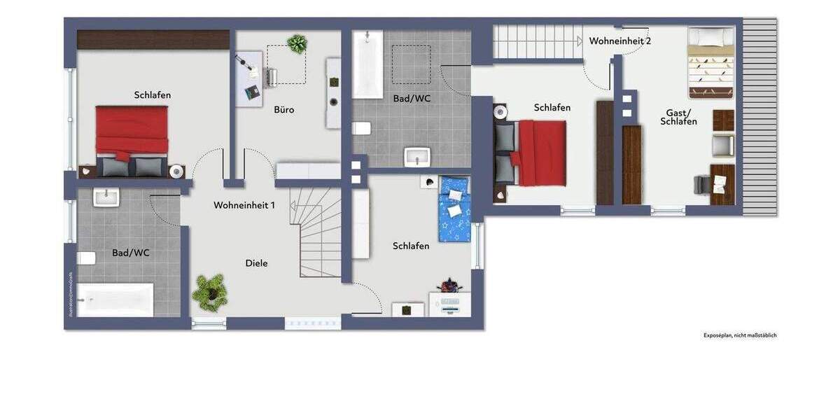Doppelhaushälfte Rheine Dorenkamp - 8 Zimmer, 232 m&sup2;, 319.000&euro; | Angebot:25688558