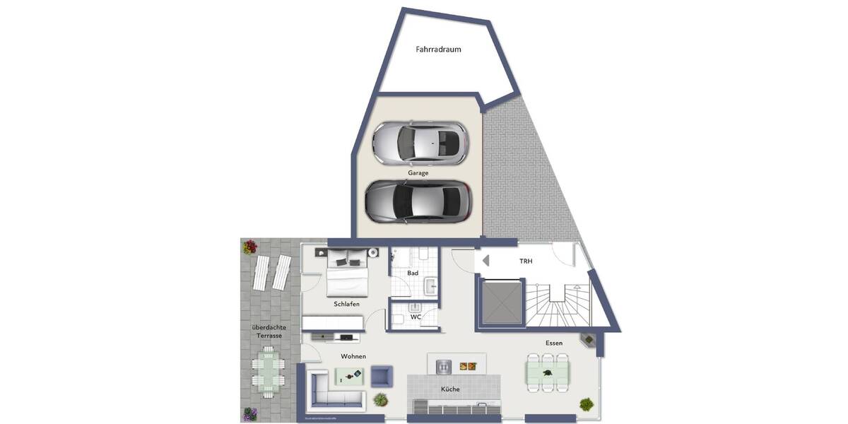 Etagenwohnung Ibbenbüren Stadt - 2 Zimmer, 72 m&sup2;, 329.500&euro; | Angebot:25688553
