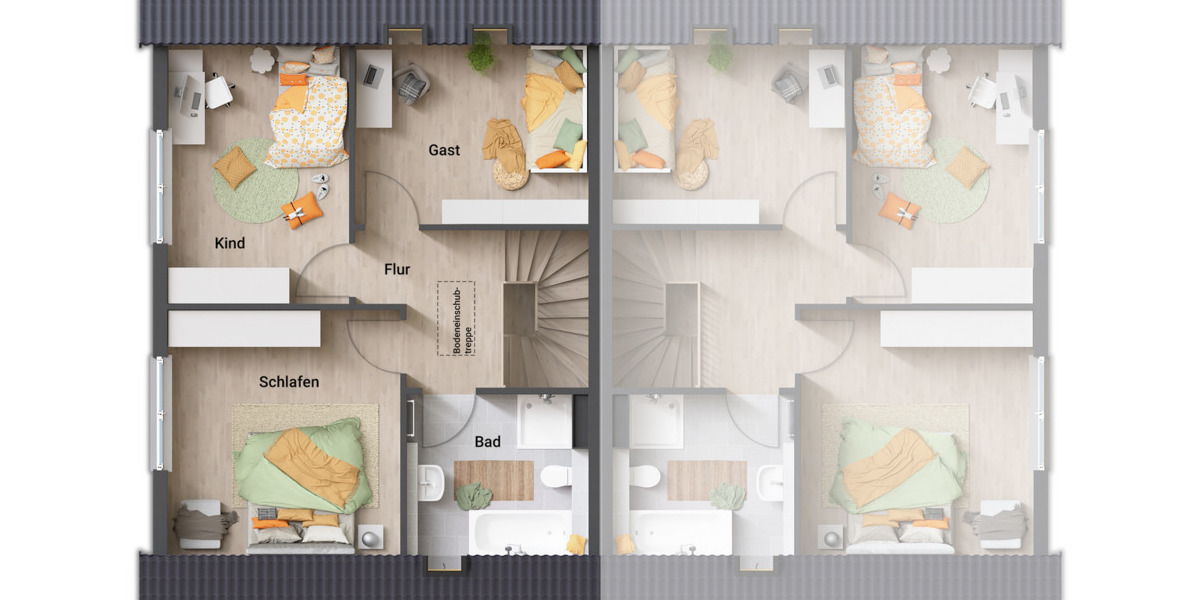 Doppelhaushälfte Greven - 4 Zimmer, 116 m&sup2;, 258.250&euro; | Angebot:25681197