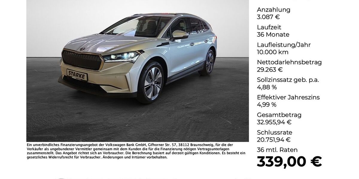 Skoda Enyaq 14.988 km 32.350 &euro; Ibbenbüren 49477