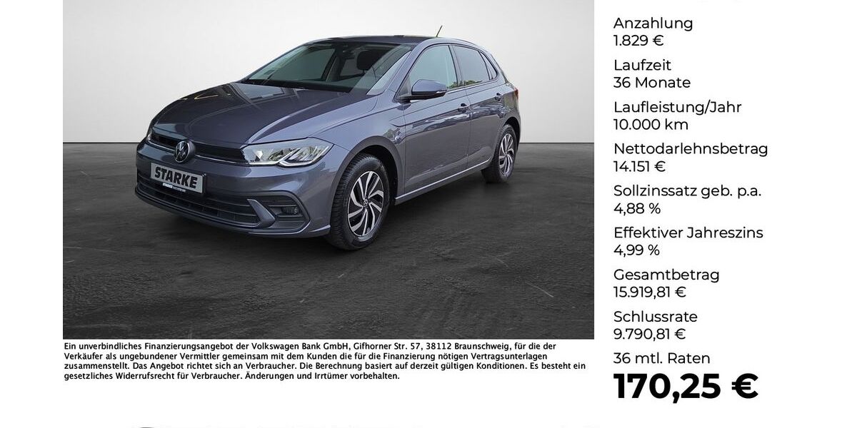 VW Polo 80.566 km 15.980 &euro; Ibbenbüren 49477