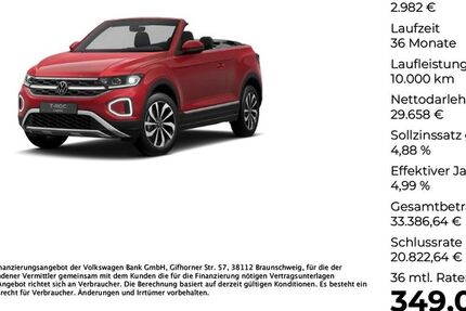 VW T-Roc 5.599 km 32.450 &euro; Ibbenbüren 49477