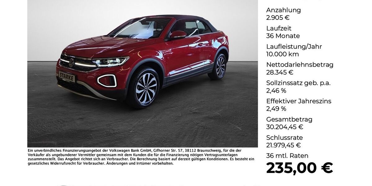 VW T-Roc 5.599 km 31.250 &euro; Ibbenbüren 49477