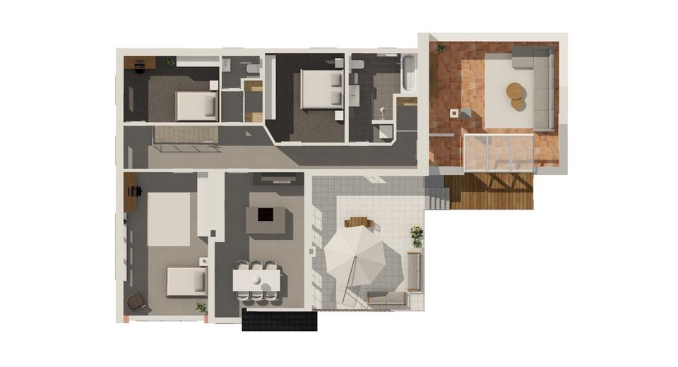 Etagenwohnung Rheine Gellendorf - 4 Zimmer, 170 m&sup2;, 1.496&euro; | Angebot:27609210