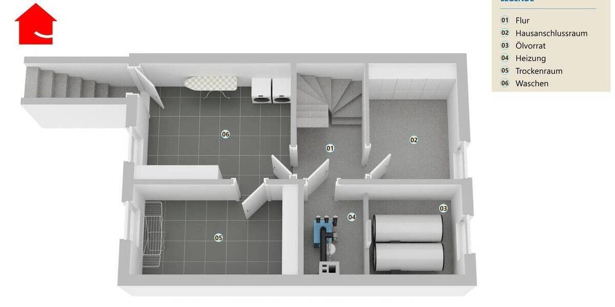 Reihenendhaus Emsdetten - 7 Zimmer, 140 m&sup2;, 305.000&euro; | Angebot:26859200