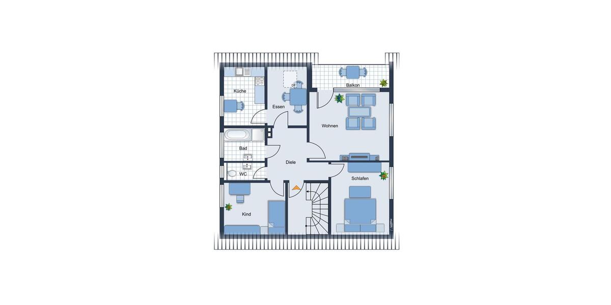 Dachgeschoßwohnung Salzbergen - 4 Zimmer, 80 m&sup2;, 640&euro; | Angebot:26266470