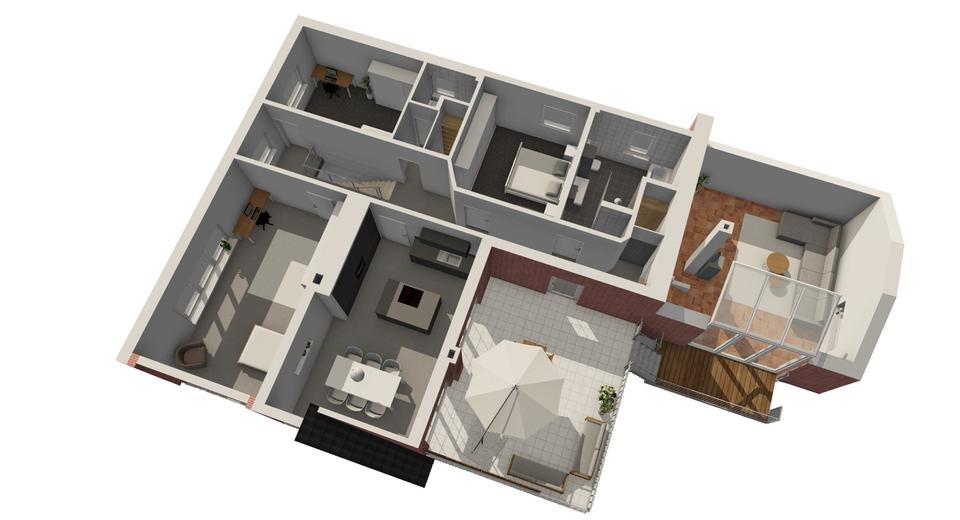 Etagenwohnung Rheine Gellendorf - 4 Zimmer, 170 m&sup2;, 1.496&euro; | Angebot:27609210