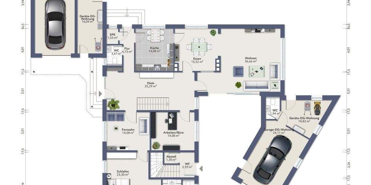 Mehrfamilienhaus, Wohnhaus Andervenne - 7 Zimmer, 266 m&sup2;, 399.000&euro; | Angebot:25686166