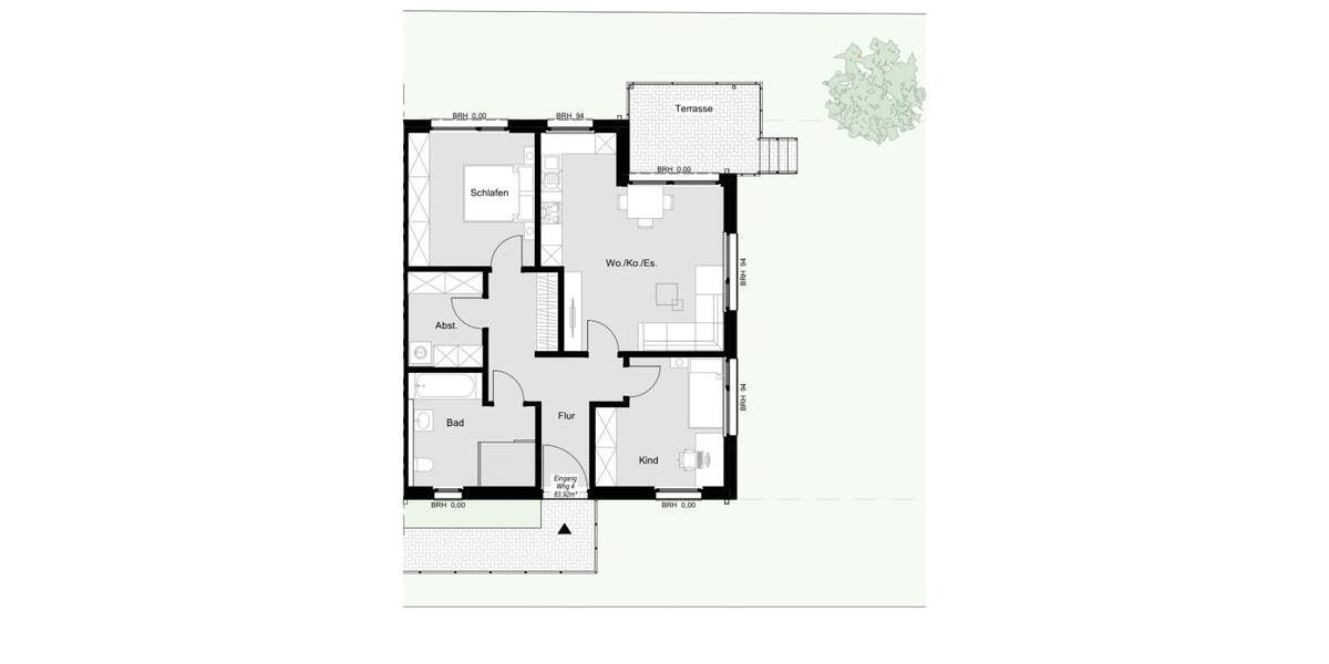 Etagenwohnung Hörstel - 3 Zimmer, 512&euro; | Angebot:23215134