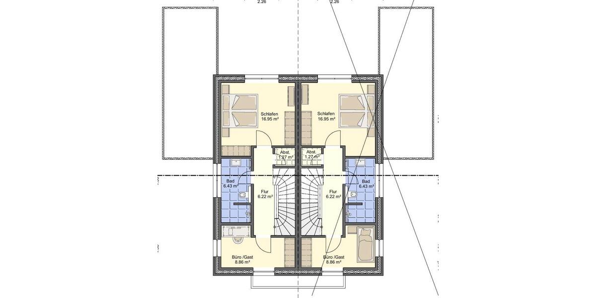 Doppelhaushälfte Emsdetten - 5 Zimmer, 123 m&sup2;, 1.600&euro; | Angebot:26464545