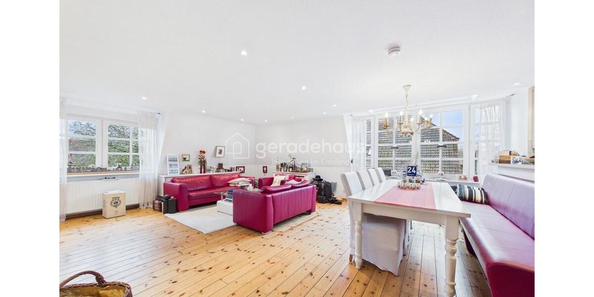 Dachgeschoßwohnung Lingen (Ems) Damaschke - 6.5 Zimmer, 190 m&sup2;, 1.450&euro; | Angebot:24184754