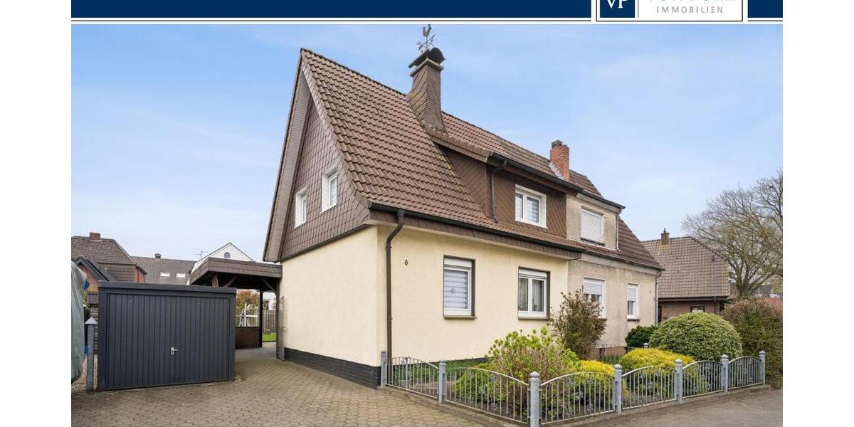Zeit für frische Ideen - DHH mit gepflegtem Außenbereich - Doppelhaushälfte Rheine Rheine | Angebot:26413654