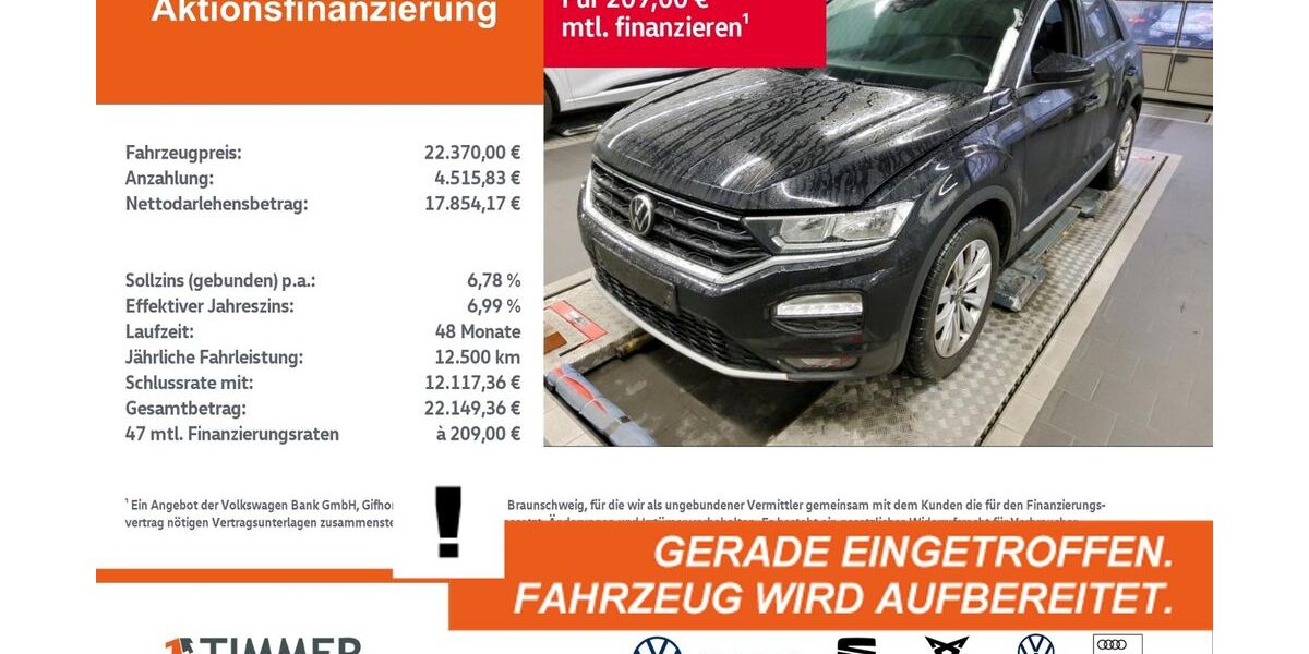 VW T-Roc 71.743 km 22.370 &euro; Rheine 48432