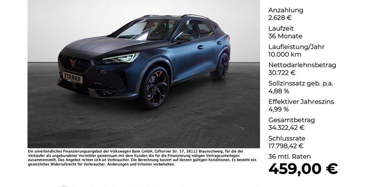 Cupra Formentor 20.444 km 33.350 &euro; Ibbenbüren 49477