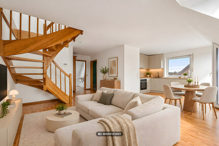 Gemütliches Dachgeschoss mit besonderem Plus - Charmante 2-Zimmer-Wohnung mit Loggia und mehr! - Wohnung Rheine Rheine | Angebot:27501094