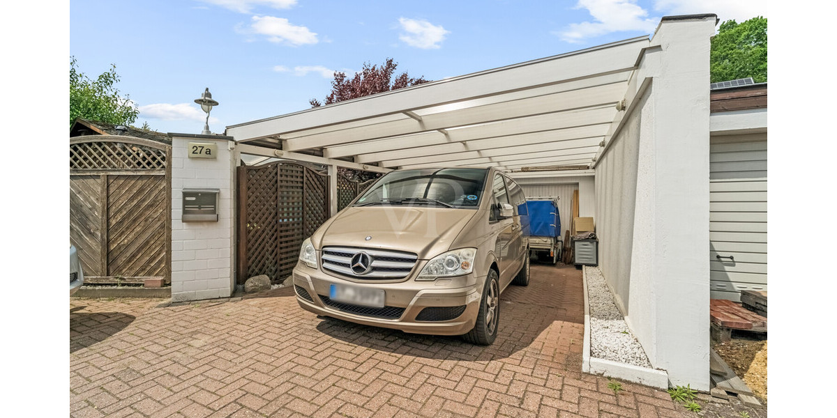 Stilvoller Bungalow mit Wintergarten & Kamin – Wohnen auf einer Ebene in idyllischer Lage - Einfamilienhaus Rheine / Elte Rheine | Angebot:26781763