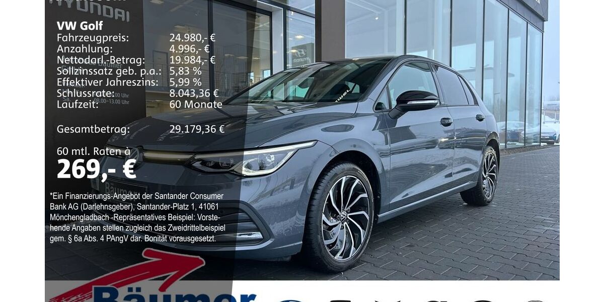 VW Golf 19.705 km 24.980 &euro; Ibbenbüren 49479