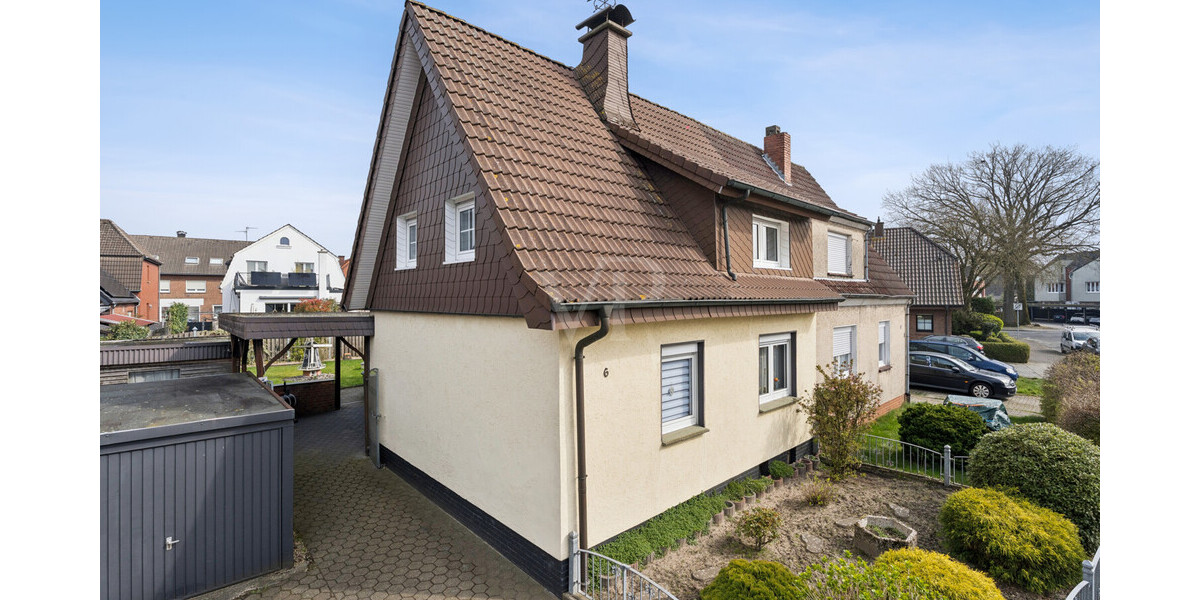 Zeit für frische Ideen - DHH mit gepflegtem Außenbereich - Doppelhaushälfte Rheine Rheine | Angebot:26413654