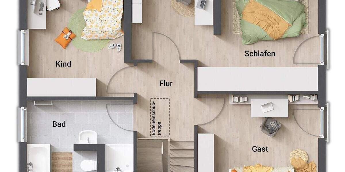 Einfamilienhaus Greven - 5 Zimmer, 125 m&sup2;, 275.390&euro; | Angebot:25681264