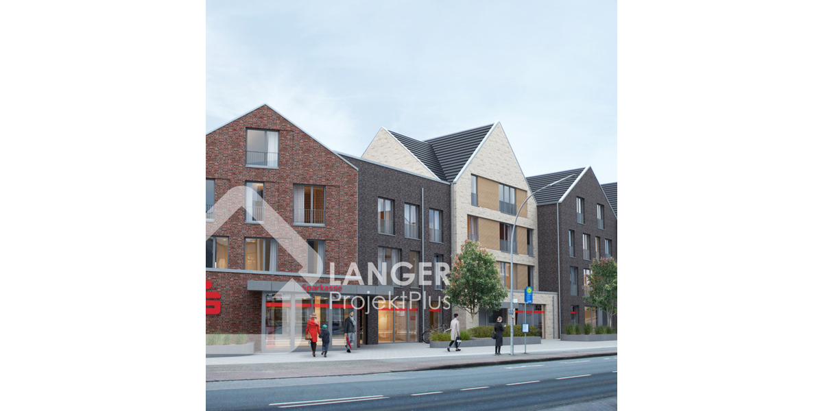 Etagenwohnung Lingen (Ems) Damaschke - 2 Zimmer, 77 m&sup2;, 930&euro; | Angebot:23144367