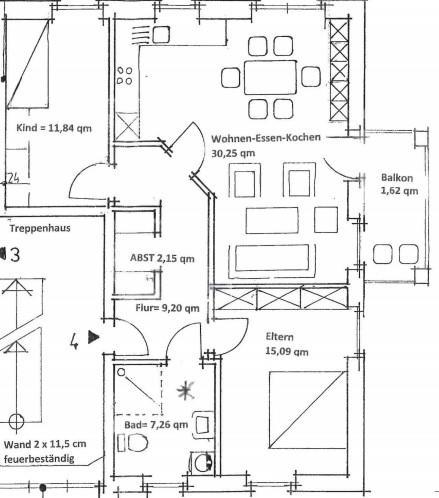 Erdgeschoßwohnung Hopsten - 3 Zimmer, 76 m&sup2;, 517&euro; | Angebot:25960166